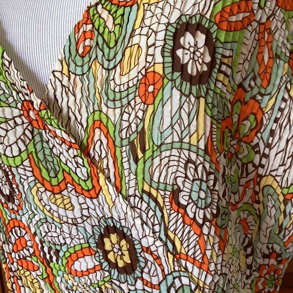 Essentials by Milano Floral Sleeveless Pullover, Size XL - Picture 6 of 8